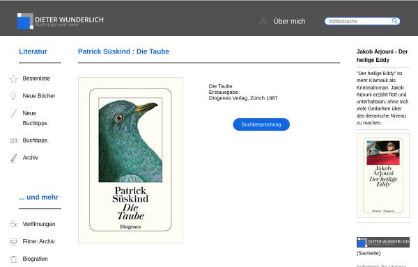 Patrick Süskind: Die Taube