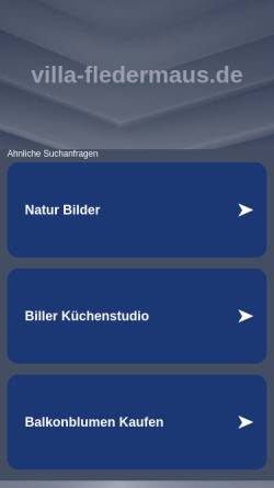Vorschau der mobilen Webseite www.villa-fledermaus.de, Vampyr-Journal