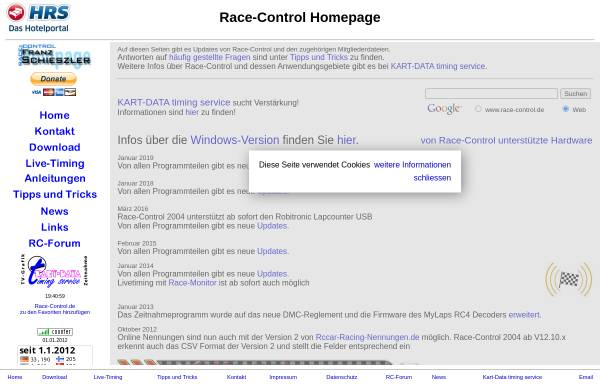 Vorschau von www.race-control.de, Race Control