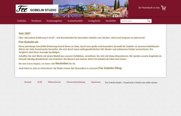 Vorschau von www.fee-gobelin.de, Fee Gobelin Studio