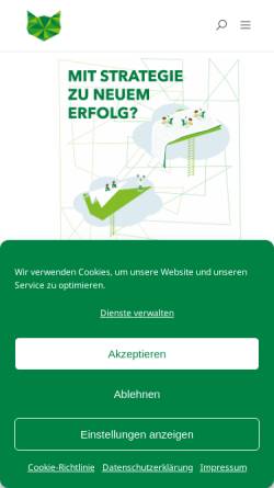 Vorschau der mobilen Webseite www.phasegruen.de, Phase Grün GbR Birgit Kopcic