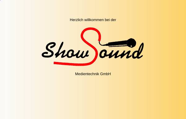 Vorschau von www.showsound.de, Showsound Medientechnik GmbH