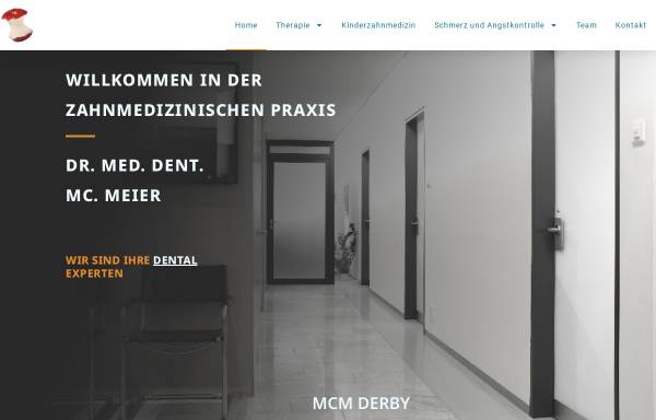 Vorschau von mcmderby.ch, Dr. med. dent. MC Meier