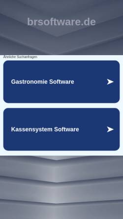 Vorschau der mobilen Webseite www.brsoftware.de, BR Software Engineering GmbH