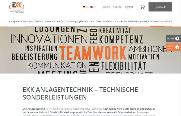 Vorschau von www.ekk-anlagentechnik.de, EKK Elektro-Kohle-Köln GmbH & Co. KG