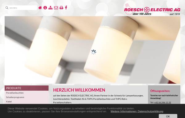 Vorschau von www.roesch-electric.ch, Roesch Electric AG