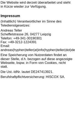 Vorschau der mobilen Webseite www.info-teller.de, AT Informationsvermittlung