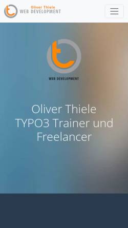 Vorschau der mobilen Webseite www.oliver-thiele.de, Oliver Thiele