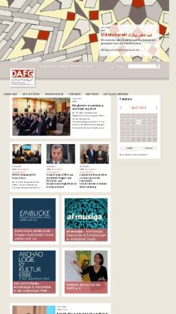 Vorschau der mobilen Webseite www.dafg.eu, Deutsch-arabische Freundschaftsgesellschaft (DAFG)