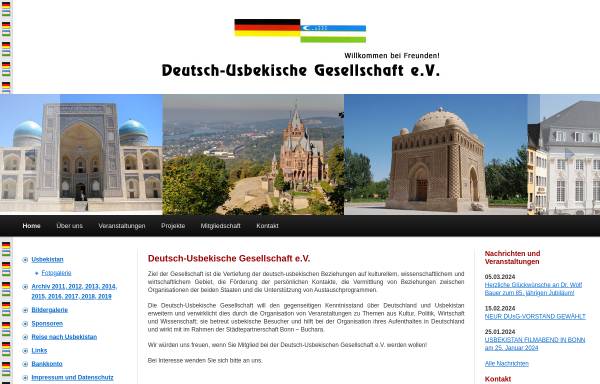 Vorschau von www.deutsch-usbekische-gesellschaft.de, Deutsch-Usbekische Gesellschaft e.V.