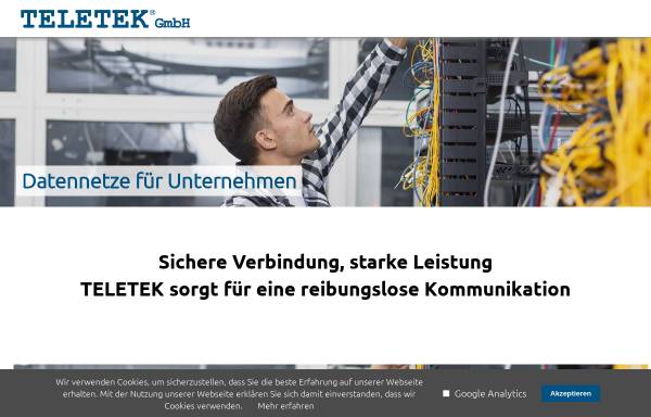 Vorschau von www.teletek-gmbh.de, TELETEK GmbH