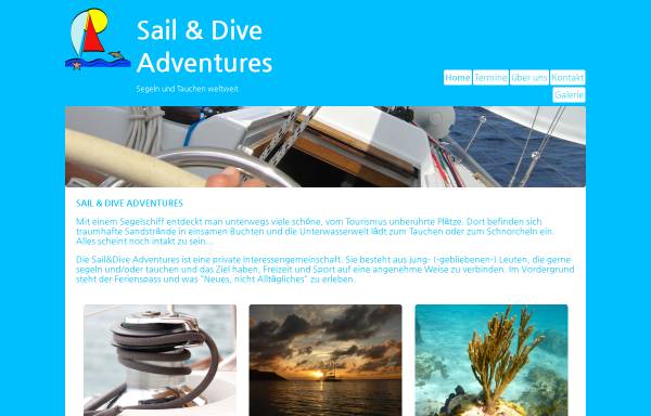 Vorschau von saildive.ch, Sail & Dive Adventures