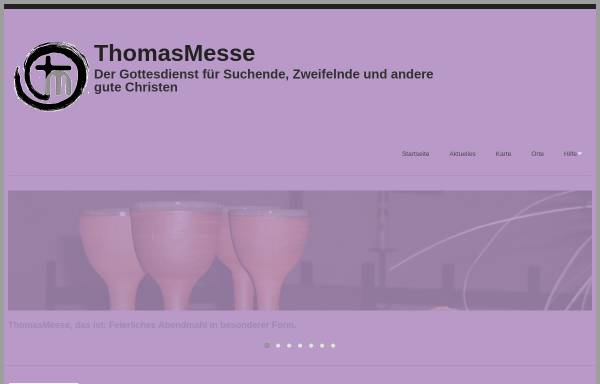 Vorschau von www.thomasmesse.org, ThomasMesse