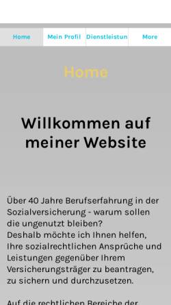 Vorschau der mobilen Webseite www.albrecht-amann.de, Amann, Albrecht
