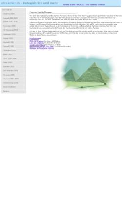 Vorschau der mobilen Webseite www.alex4ever.de, Das Land der Pharaonen [Alex Birner]