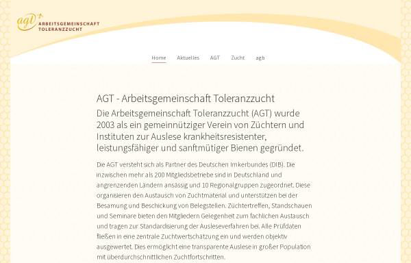 Vorschau von www.toleranzzucht.de, Arbeitsgemeinschaft Toleranzzucht (AGT)