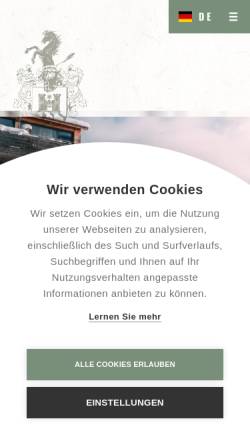 Vorschau der mobilen Webseite www.guthuegle.de, Gut Hügle Ferienwohnungen