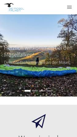 Vorschau der mobilen Webseite www.moselfalken.de, Moselfalken