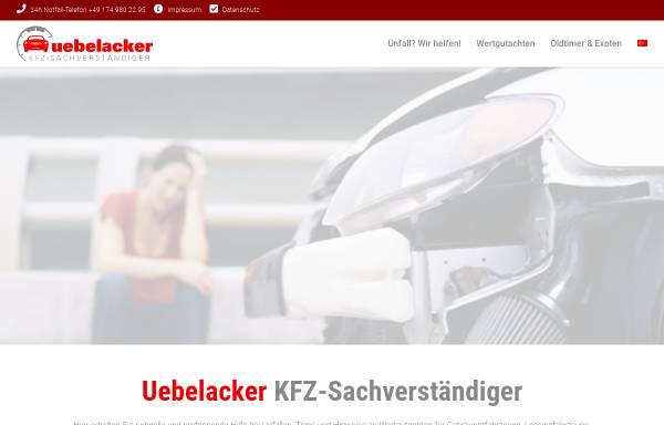 Vorschau von fahrzeugschaden.com, Kfz-Sachverständigenbüro Harald B. Uebelacker