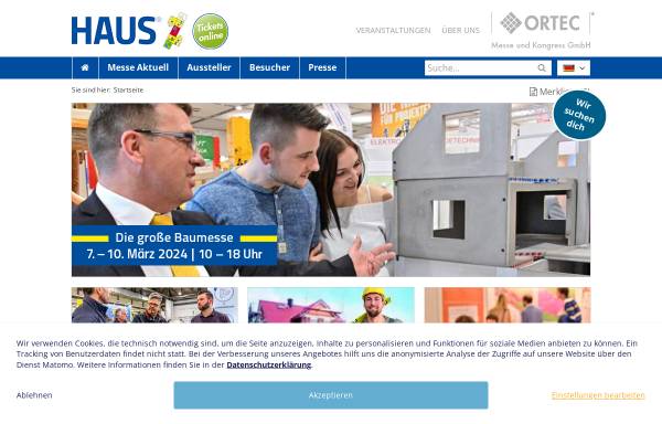 Vorschau von www.baumesse-haus.de, Haus