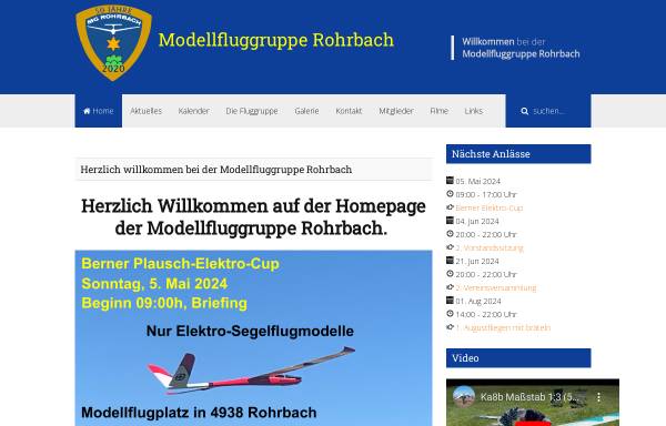 Vorschau von www.mgrohrbach.ch, Modellfluggruppe Rohrbach