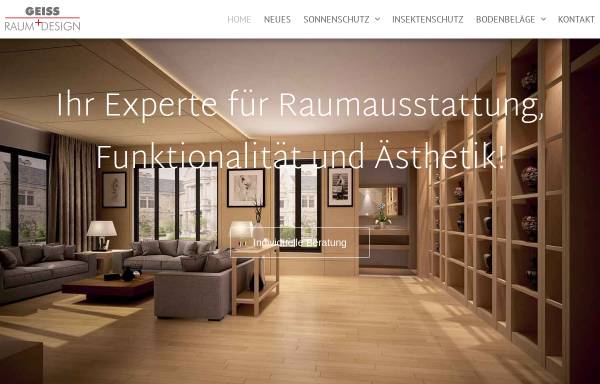 Vorschau von www.geiss-raumdesign.de, Geiss Raum+Design