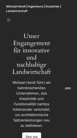 Vorschau der mobilen Webseite www.michaelherdt.de, Michael Herdt