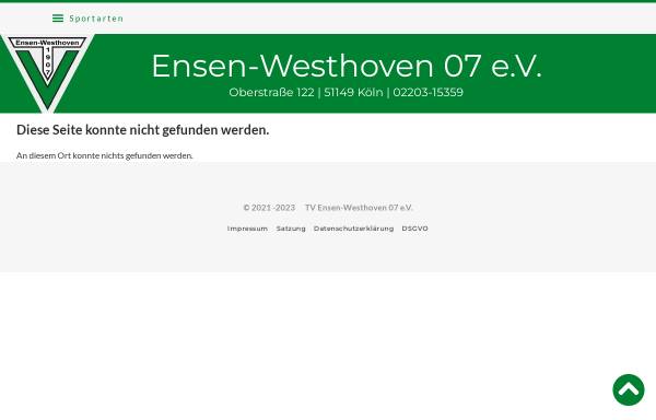 Vorschau von www.tv-ensen-westhoven.de, Korfball im TV Ensen-Westhoven 07