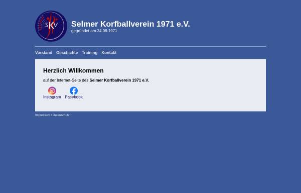 Vorschau von www.selmerkv.de, Selmer Korfballverein '71 e.V.