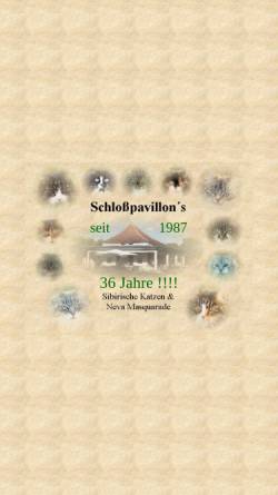 Vorschau der mobilen Webseite www.schlosspavillon.de, Vom Schloßpavillon