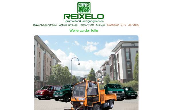 Vorschau von www.reixelo.de, Reixelo Hausmeister- und Reinigungsservice