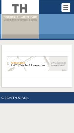 Vorschau der mobilen Webseite www.th-service.info, TH-Tischler und Hausservice