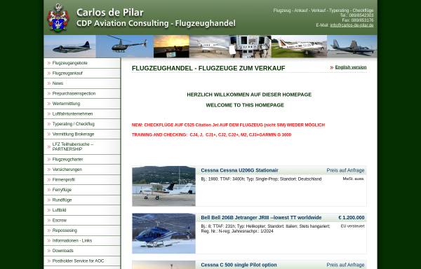 Vorschau von www.carlos-de-pilar.de, Carlos de Pilar