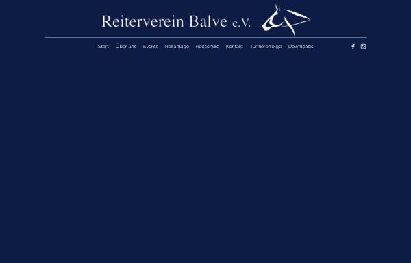 Vorschau von www.reiterverein-balve.de, Reiterverein Balve e.V.