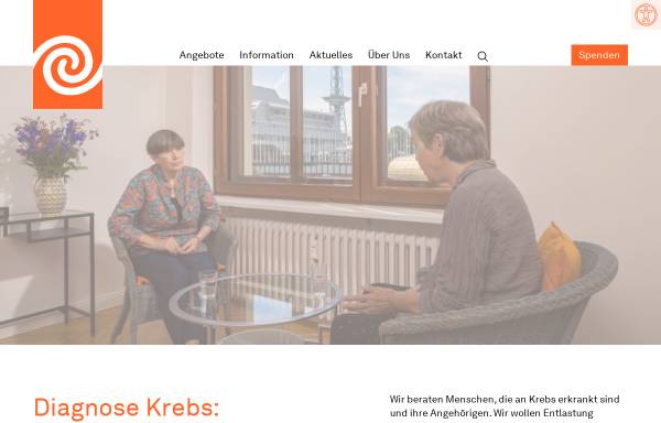 Vorschau von www.krebsberatung-berlin.de, Krebsberatung Berlin