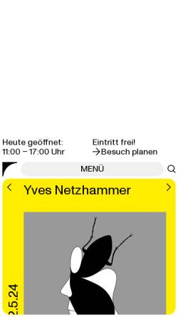 Vorschau der mobilen Webseite www.kunstmuseum-so.ch, Solothurn, Kunstmuseum