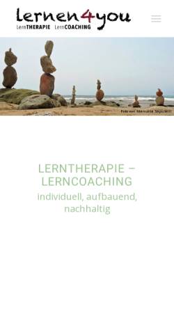 Vorschau der mobilen Webseite lerntherapie-rappi.ch, Lerntherapie Claudia Furrer