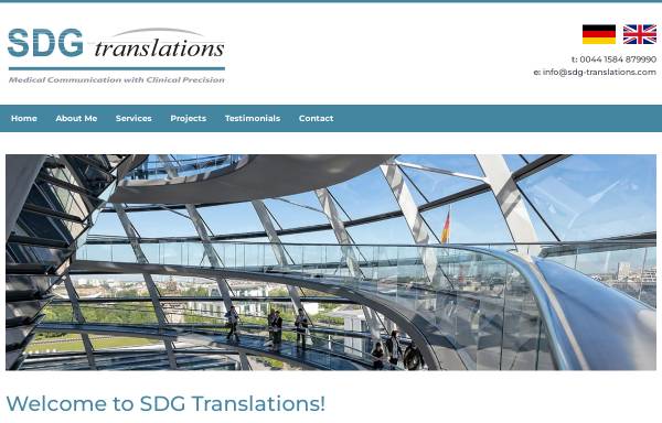 Vorschau von sdg-translations.com, SDG Translations