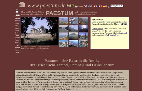 Vorschau von www.paestum.de, Paestum [Helmut Klatt]