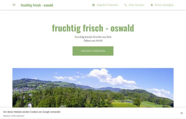 Vorschau von www.oswald-obstbau.ch, Oswald Obstbau, Rüti ZH