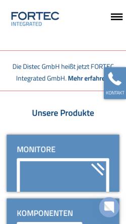 Vorschau der mobilen Webseite www.datadisplay-group.de, Data Display GmbH