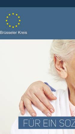 Vorschau der mobilen Webseite www.bruesseler-kreis.de, Brüsseler Kreis