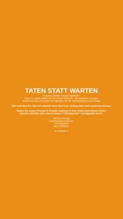 Vorschau der mobilen Webseite www.tatenstattwarten.de, Evangelische Jugend München - Taten statt Warten