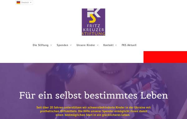 Vorschau von www.fritz-kreuzer-stiftung.de, Fritz-Kreuzer-Stiftung