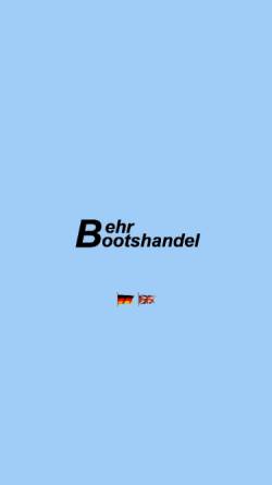 Vorschau der mobilen Webseite www.behr-bootshandel.de, Behr Bootshandel