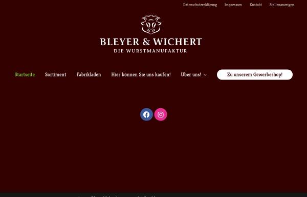Bleyer & Wichert GmbH & Co.