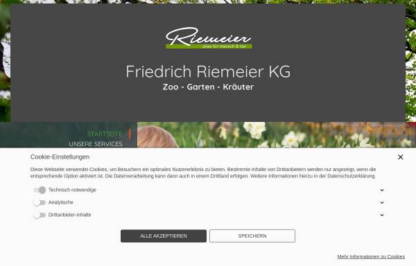 Vorschau von riemeier24.de, Friedrich Riemeier KG