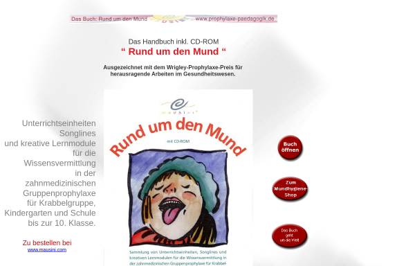 Vorschau von www.prophylaxe-paedagogik.de, Rund um den Mund