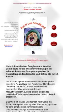 Vorschau der mobilen Webseite www.prophylaxe-paedagogik.de, Rund um den Mund