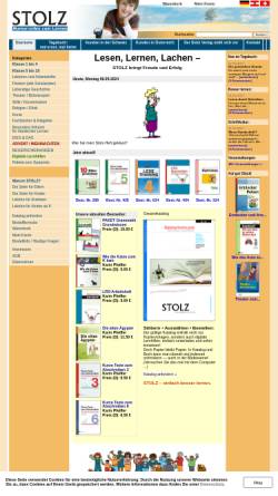 Vorschau der mobilen Webseite www.stolzverlag.de, Stolz Verlag - Unterrichtshilfen für LehrerInnen und Lehrer (Deutsch, Mathematik, Englisch u.v.a.)